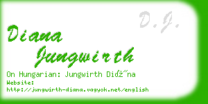 diana jungwirth business card